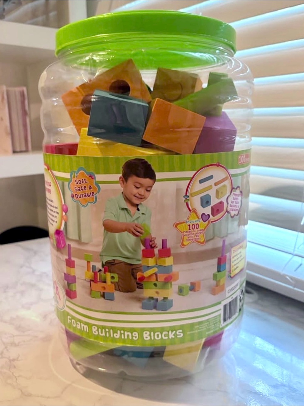 🧩 Spark Create Imagine Foam Peg Building Blocks 🌈